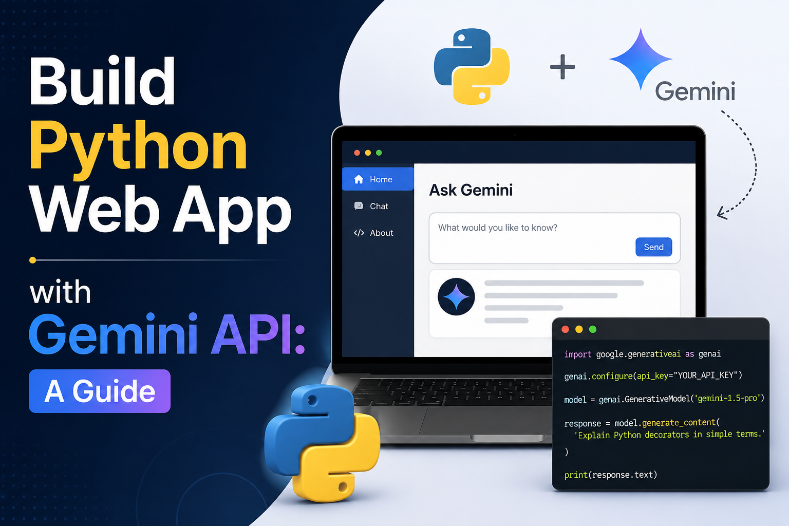 Build Python Web App with Gemini API: A Guide